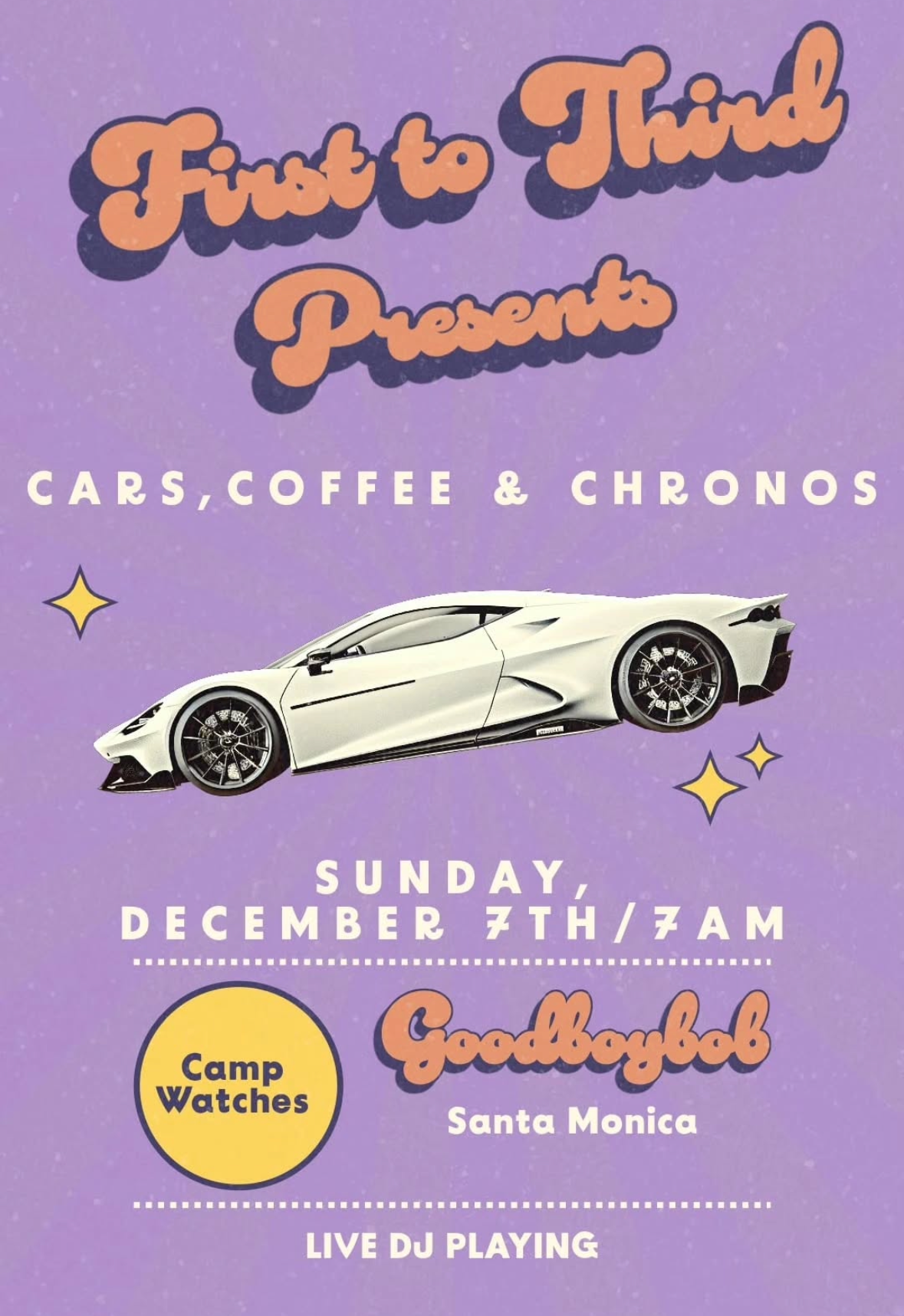 Cars, Coffee & Chronos